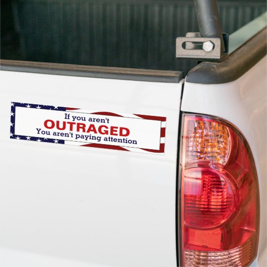 woedend bumpersticker (Op Truck)