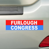 woedend congres bumpersticker (Op auto)