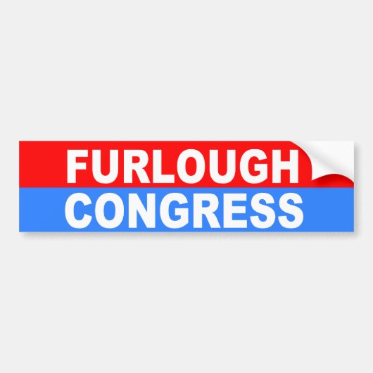 woedend congres bumpersticker (Voorkant)