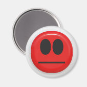 woedend gezicht magneet (Voorkant / Achterkant)