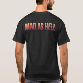 Woedend Politiek Protest T-shirt (Achterkant)