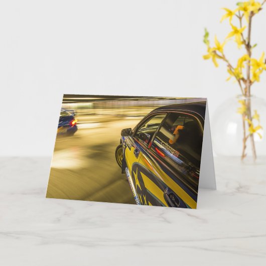 Woedend snel! kaart (Gele Bloem)