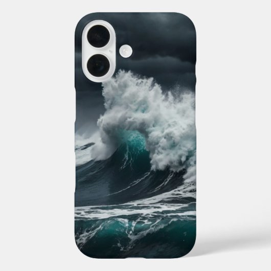 woedend Surf Case-Mate iPhone Case (Achterkant)