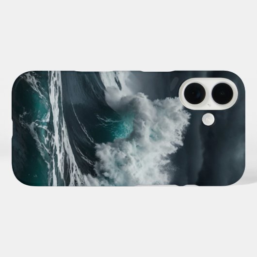 woedend Surf Case-Mate iPhone Case (Achterkant (horizontaal))