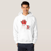 Woedende demonen hoodie (Voorkant volledig)