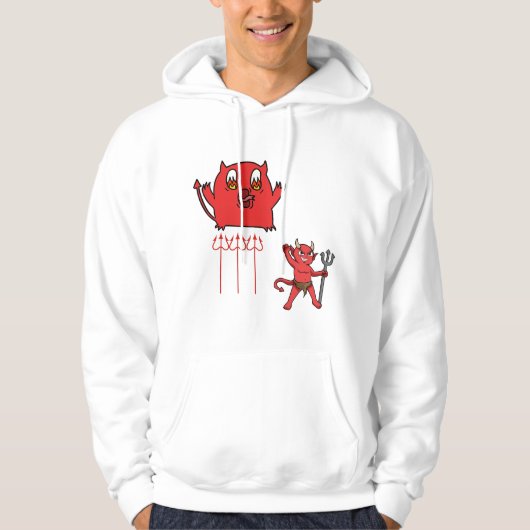 Woedende demonen hoodie (Voorkant)