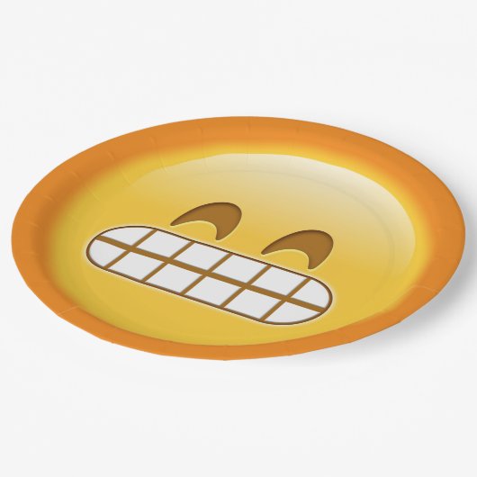 woedende emoji paper bord (Gekanteld)