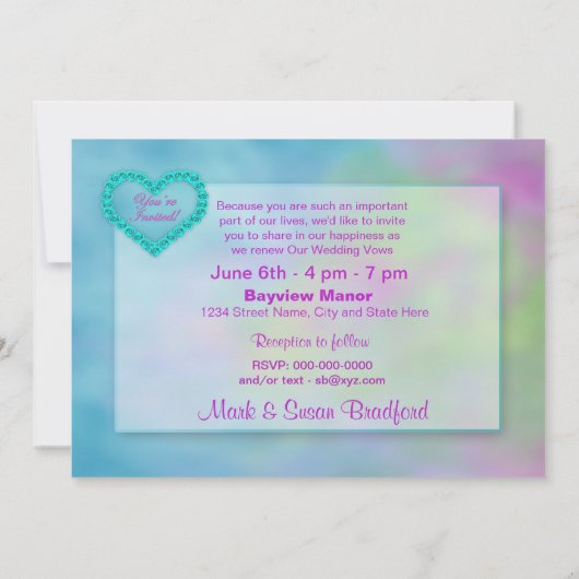 Woedende hernieuwing van de uitnodiging tot het in (Achterkant)