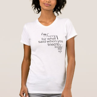 woedende wakker t-shirt