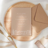 Woedende woestijn Zand Beige Cactus Landschap Kaart