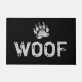 woef Beerpoot Deurmat (Voorkant)