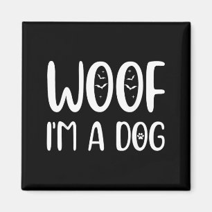 Woef Een Hond Grappig Halloween Hond Griezelige Pu Magneet