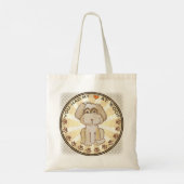 Woef Hond Tote Bag (Achterkant)