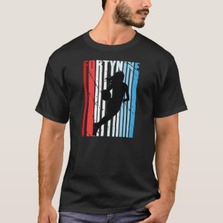 Woensdag 49e Basketball Womens Retro Vinta T-shirt