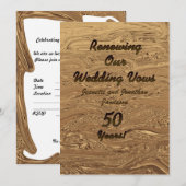 Woensdag 50ste Jubileum Uitnodiging 2Sided (Voorkant / Achterkant)