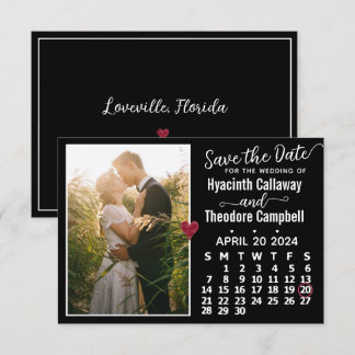 Woensdag april 2024 - kalender - Aangepaste foto z Save The Date