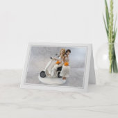 Woensdag - Brides op scooter Kaart (Voorkant)