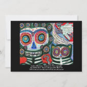 Woensdag - Dag van de dood - Mexicaanse vrouw en k Kaart (Achterkant)