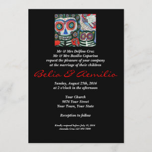 Woensdag - Dag van de dood - Mexicaanse vrouw en k Kaart