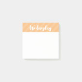 Woensdag - Dagen van de Week - Post It Notes (Voorkant)