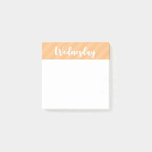 Woensdag - Dagen van de Week - Post It Notes (Voorkant)