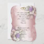 Woensdag De romantische florale uitnodiging (Achterkant)