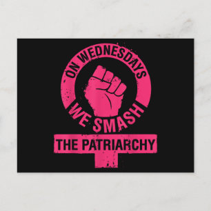 Woensdag debatteren we over de rechten van de vrou briefkaart