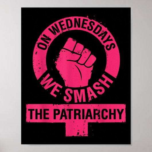 Woensdag debatteren we over de rechten van de vrou poster (Voorkant)