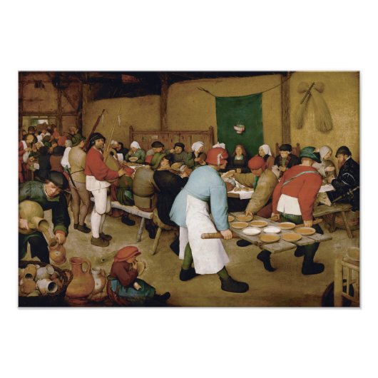 Woensdag door Pieter Bruegel Foto Afdruk (Voorkant)