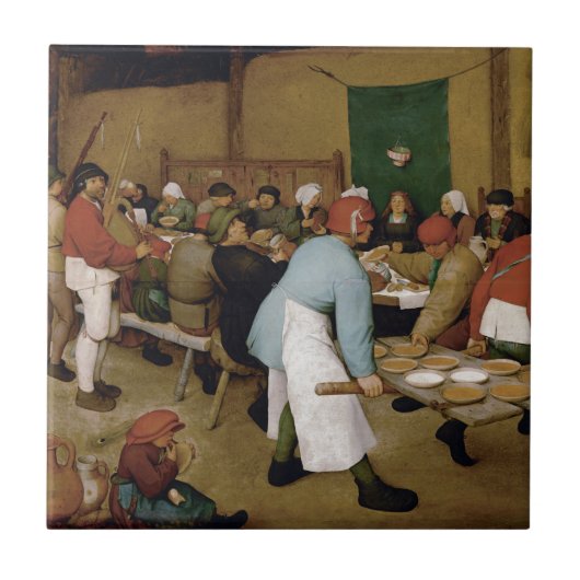 Woensdag door Pieter Bruegel Tegeltje (Voorkant)