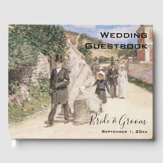 Woensdag door Robinson, 'Impressionisme Wedding' Gastenboek (Voorkant)