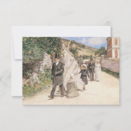 Woensdag door Robinson, 'Impressionisme Wedding' RSVP Kaartje