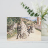 Woensdag door Robinson, 'Impressionisme Wedding' RSVP Kaartje (Staand voorkant)