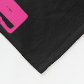 Woensdag Draag we roze borstkanker Fleece Deken (Hoek)