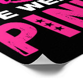 Woensdag Draag we roze borstkanker Poster (Hoek)