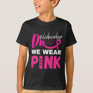 Woensdag Draag we roze borstkanker T-shirt