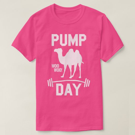 Woensdag fitness van Hump Day Pump Day fitness Gym T-shirt (Design voorkant)