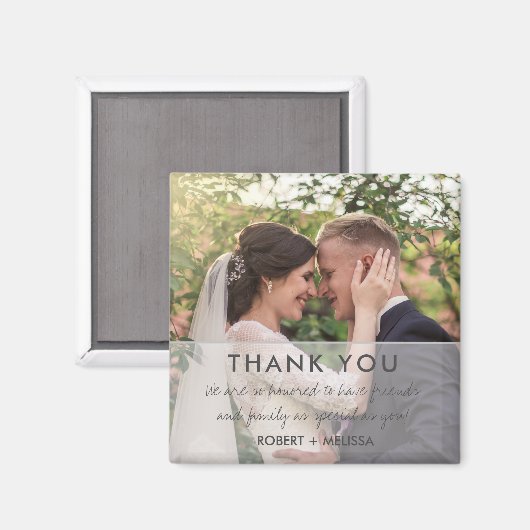 Woensdag Foto Hartelijk dank Magneet (Voorkant / Achterkant)