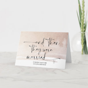 Woensdag gefeliciteerd met Bride en Groom Ca Kaart