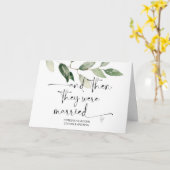 Woensdag gefeliciteerd met Bride en Groom Ca Kaart (Gele Bloem)