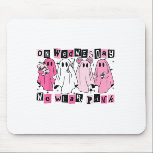 Woensdag hebben we Schattige Pink Ghost Halloween  Muismat