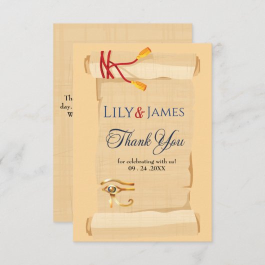 Woensdag in de plenaire vergadering bedankkaart (Voorkant / Achterkant)