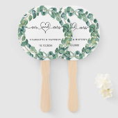 Woensdag in de plenaire vergadering handwaaier (Voorkant en achterkant)