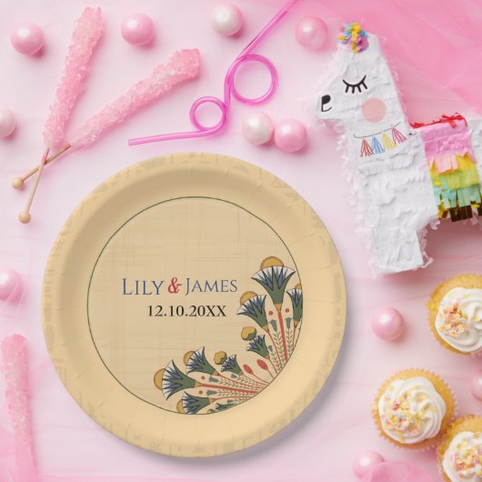 Woensdag in de plenaire vergadering papieren bordje (Feest)