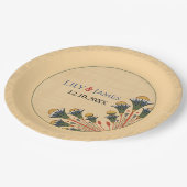 Woensdag in de plenaire vergadering papieren bordje (Gekanteld)