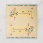 Woensdag in de plenaire vergadering plaatskaartje (Buitenkant ongevouwen)