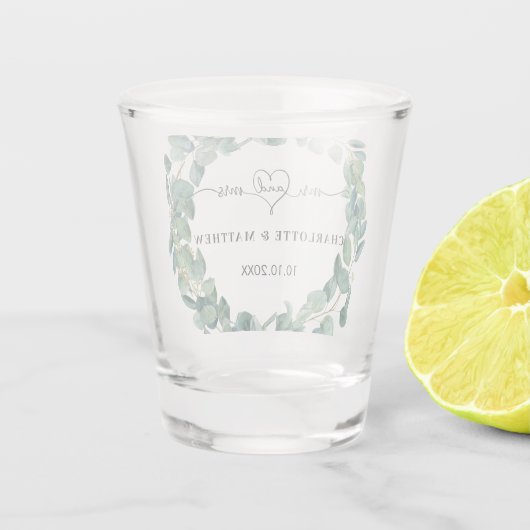 Woensdag in de plenaire vergadering shot glas (Achterkant)