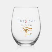 Woensdag in de plenaire vergadering wijnglas zonder voet (Voorkant)