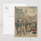 Woensdag in Plougastel Brittany Briefkaart (Voorkant / Achterkant)