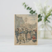 Woensdag in Plougastel Brittany Briefkaart (Staand voorkant)